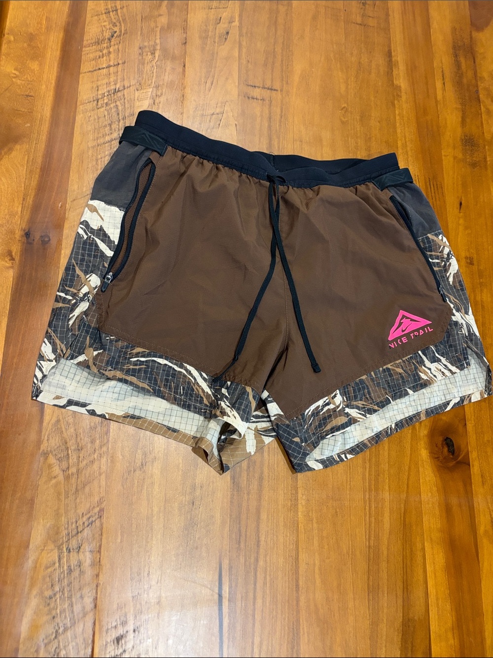 Nike Men’s Brown Camo Performance Shorts